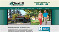 Desktop Screenshot of fairwoodretirement.com